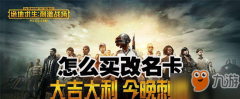 王者荣耀辅助《绝地求生王者荣耀》怎么改名？